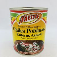 Yaesta Chile Poblanos - Roasted Poblano Peppers 737g