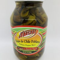 Yaesta Rajas de Chile Poblano 908g